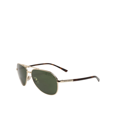 Occhiali da sole per bambini Dolce & Gabbana DG2125, montatura color argento, modello aviatore