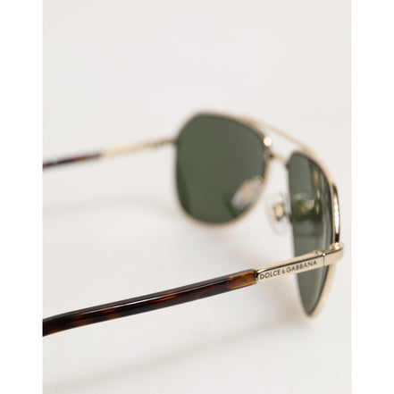 Occhiali da sole per bambini Dolce & Gabbana DG2125, montatura color argento, modello aviatore