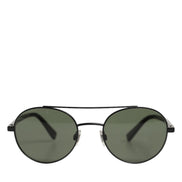 Dolce & Gabbana Matte Black Steel Frame Gray Lens DG2245 Sunglasses