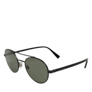 Dolce & Gabbana Matte Black Steel Frame Gray Lens DG2245 Sunglasses