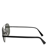 Dolce & Gabbana Matte Black Steel Frame Gray Lens DG2245 Sunglasses