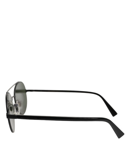 Dolce & Gabbana Matte Black Steel Frame Gray Lens DG2245 Sunglasses