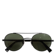 Dolce & Gabbana Matte Black Steel Frame Gray Lens DG2245 Sunglasses