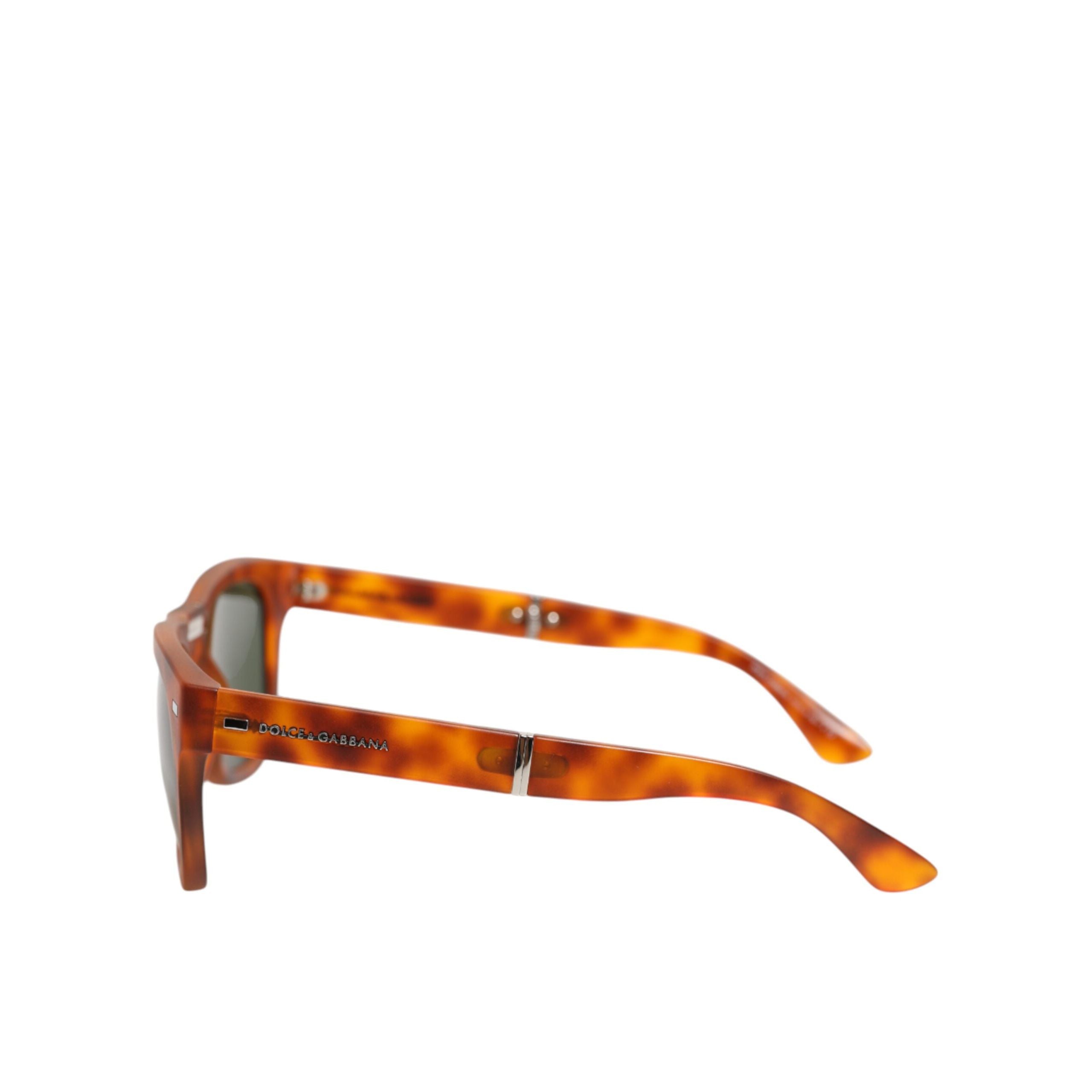 Occhiali da sole Dolce & Gabbana DG6089 Havana Full Rim Round Lenses pieghevoli