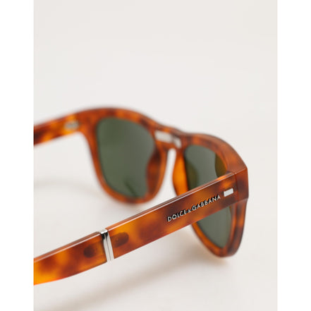 Occhiali da sole Dolce & Gabbana DG6089 Havana Full Rim Round Lenses pieghevoli