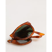 Occhiali da sole Dolce & Gabbana DG6089 Havana Full Rim Round Lenses pieghevoli