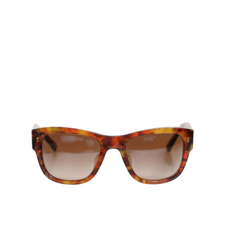 Dolce & Gabbana DG4338F Occhiali da sole tondi con lenti a cerchio pieno marrone Havana