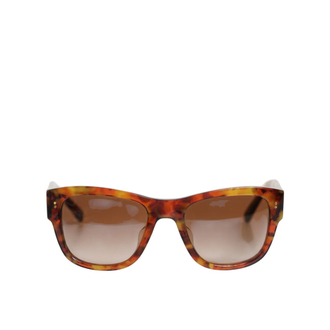 Dolce & Gabbana DG4338F Occhiali da sole tondi con lenti a cerchio pieno marrone Havana