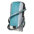 Dolce & Gabbana Bandoulière en Cuir Bleu avec Fente pour Cartes et Poche Téléphone