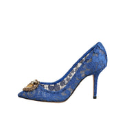 Dolce & Gabbana Décolleté DEVOTION in Pizzo Taormina Blu