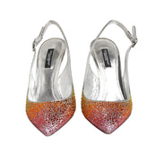 Dolce & Gabbana Décolleté Slingback con Paillettes Multicolore