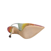 Dolce & Gabbana Décolleté Slingback con Paillettes Multicolore