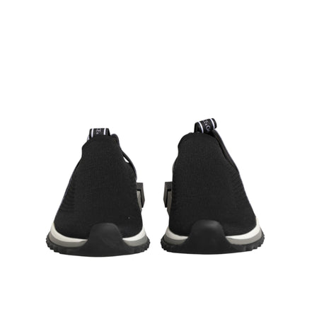 Dolce & Gabbana Black Slip On Sorrento Low Top Sneakers