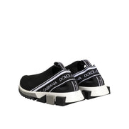 Dolce & Gabbana Black Slip On Sorrento Low Top Sneakers