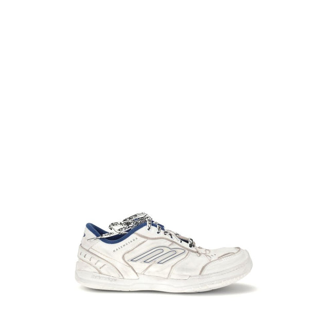 Sneakers sportive Balenciaga in pelle grigia