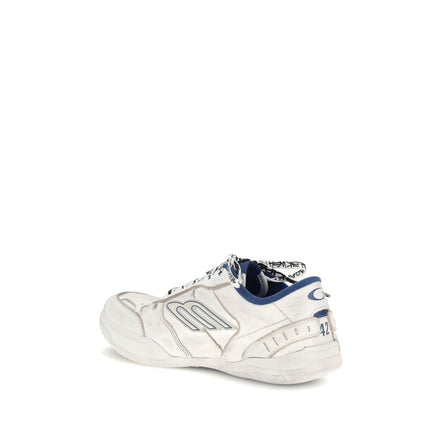 Sneakers sportive Balenciaga in pelle grigia
