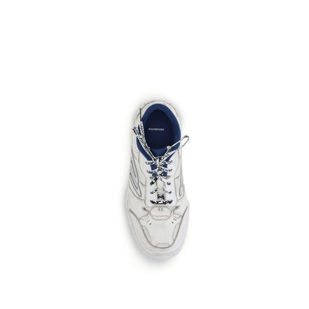 Sneakers sportive Balenciaga in pelle grigia