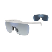 Occhiali da sole Giorgio Armani in acetato bianco