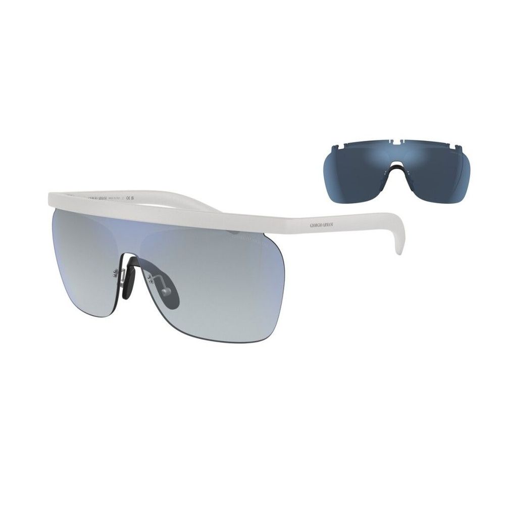 Occhiali da sole Giorgio Armani in acetato bianco