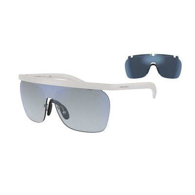Occhiali da sole Giorgio Armani in acetato bianco