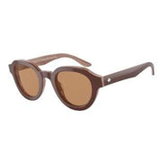 Occhiali da sole Giorgio Armani in acetato marrone