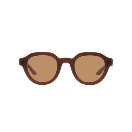 Occhiali da sole Giorgio Armani in acetato marrone