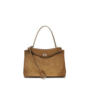Sac à bandoulière Balenciaga en cuir de veau brun Bos Taurus