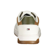 Tommy Hilfiger Bianco Poliuretano Scarpa da Ginnastica Uomo
