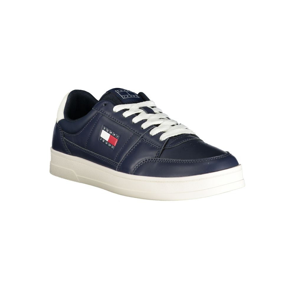 Sneaker da uomo Tommy Hilfiger in pelle blu
