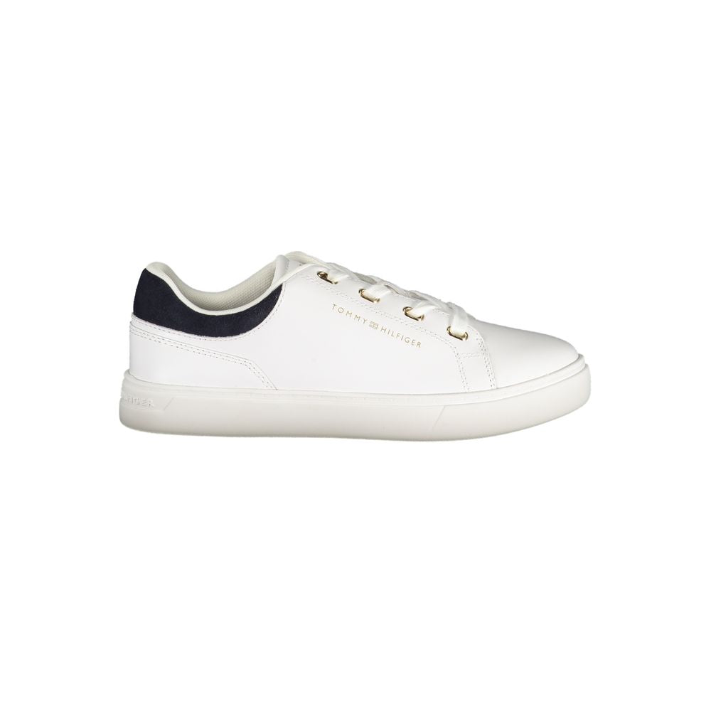 Baskets Tommy Hilfiger en Polyuréthane Blanc pour Femme