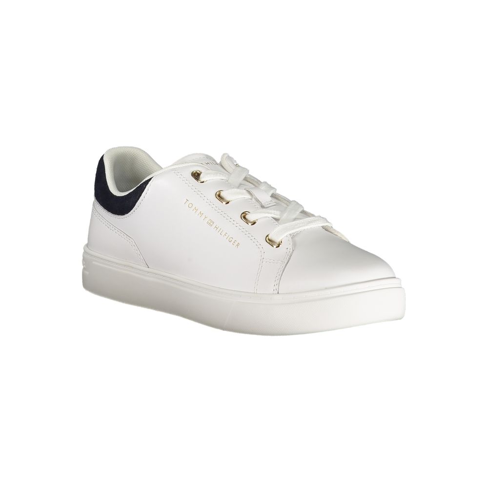 Baskets Tommy Hilfiger en Polyuréthane Blanc pour Femme