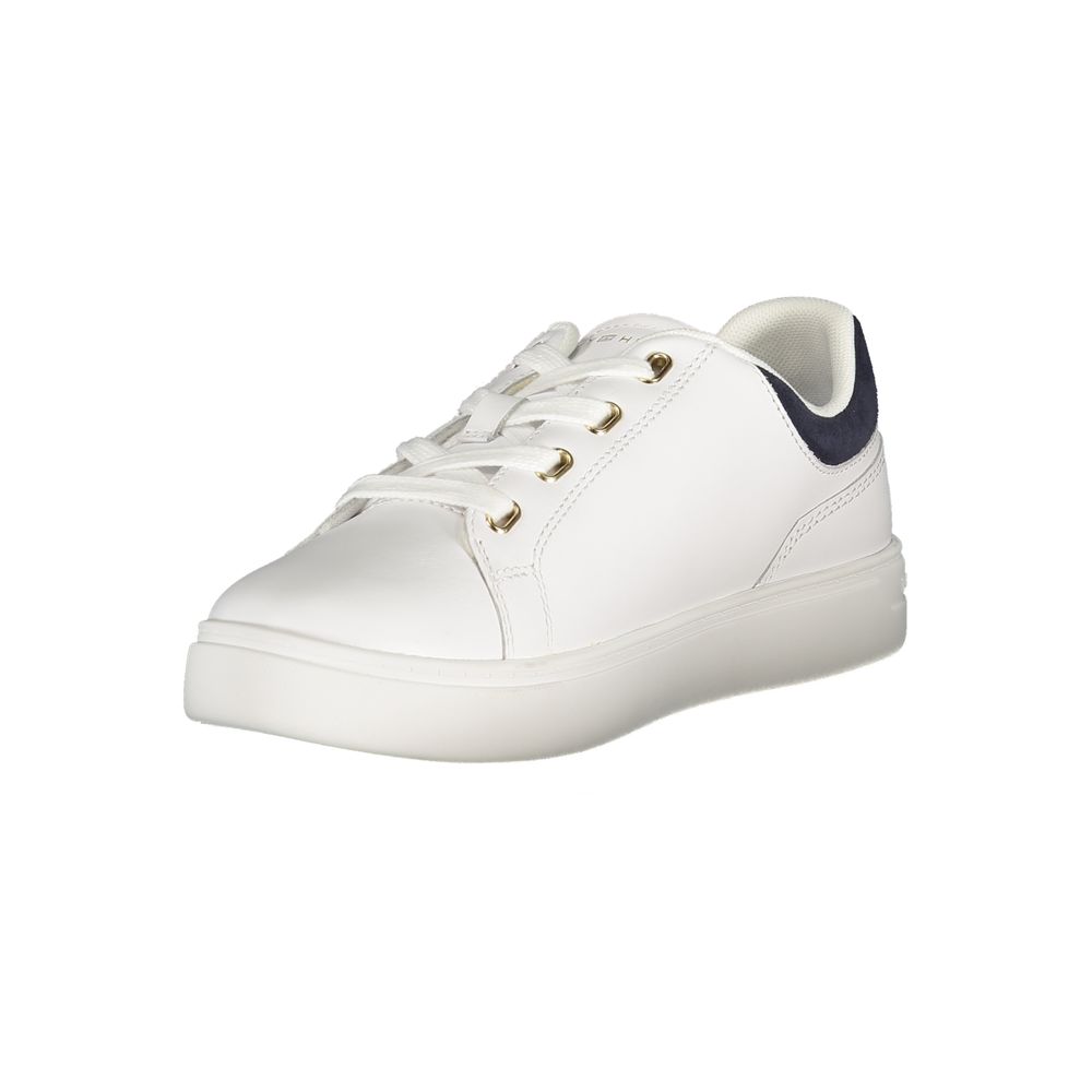 Baskets Tommy Hilfiger en Polyuréthane Blanc pour Femme