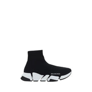 Baskets de sport Balenciaga en polyester noir