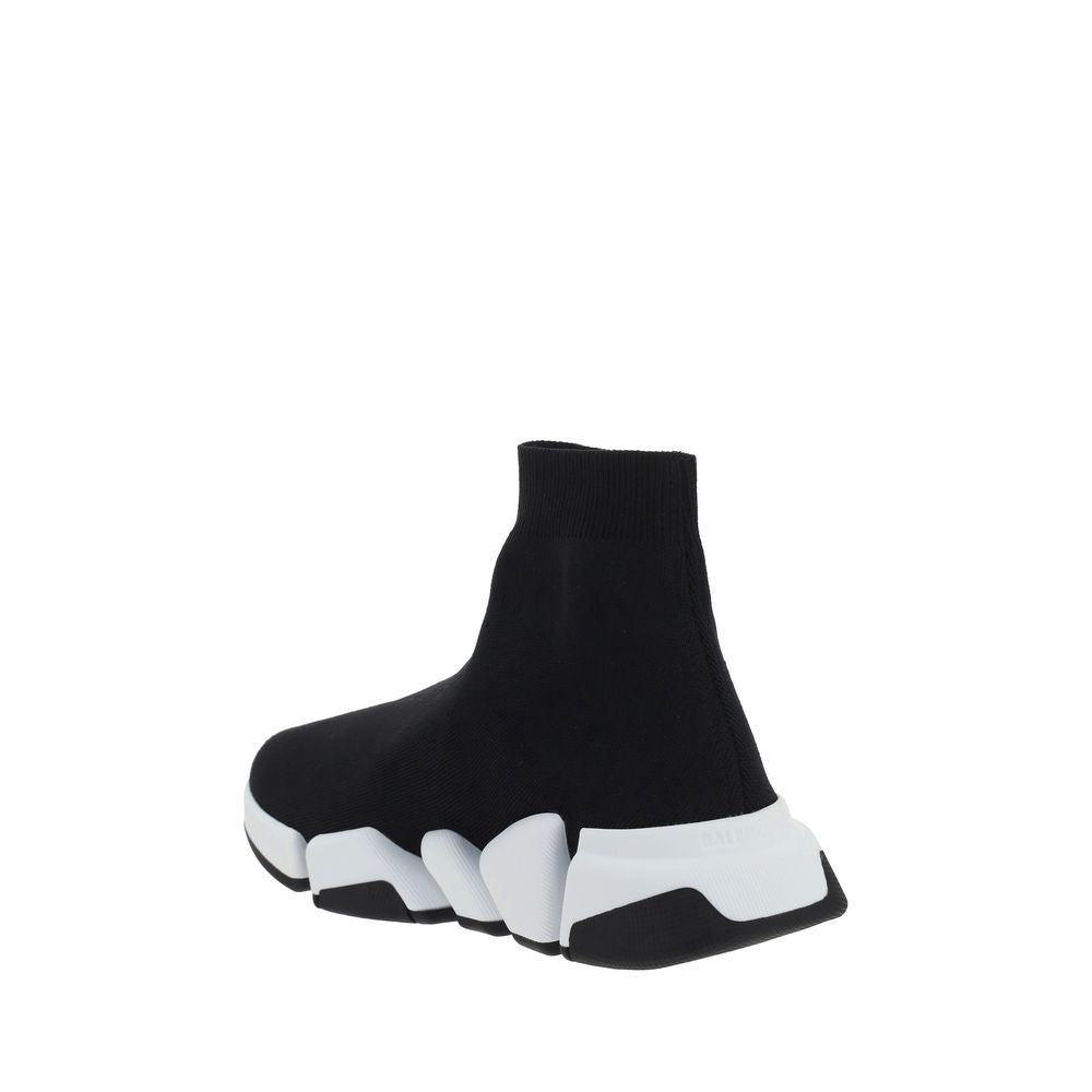 Baskets de sport Balenciaga en polyester noir