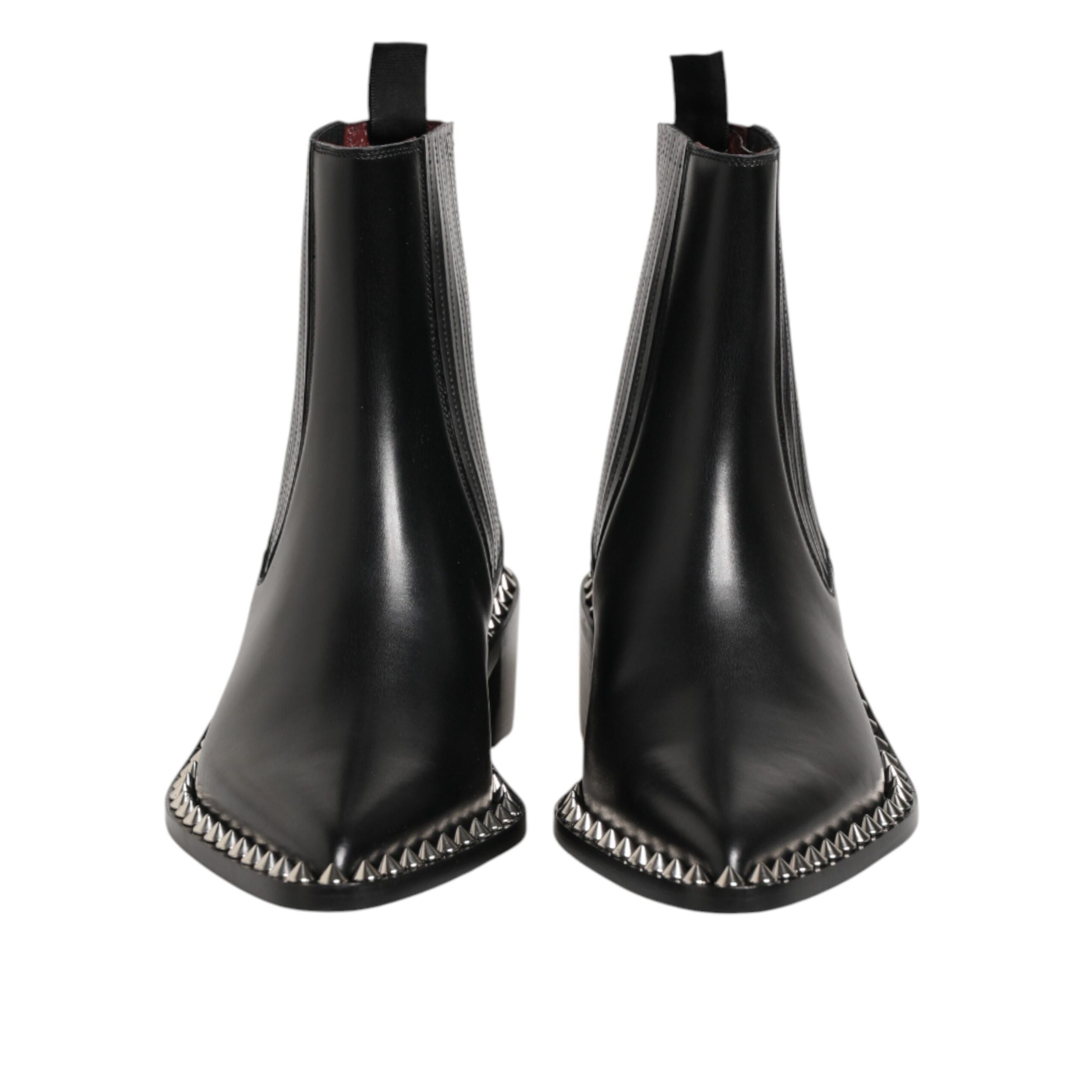 Chaussures Bottines Courtes Cheville Chelsea cloutées noires Dolce & Gabbana