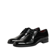 Chaussures habillées Richelieu en cuir de veau noir Dolce & Gabbana