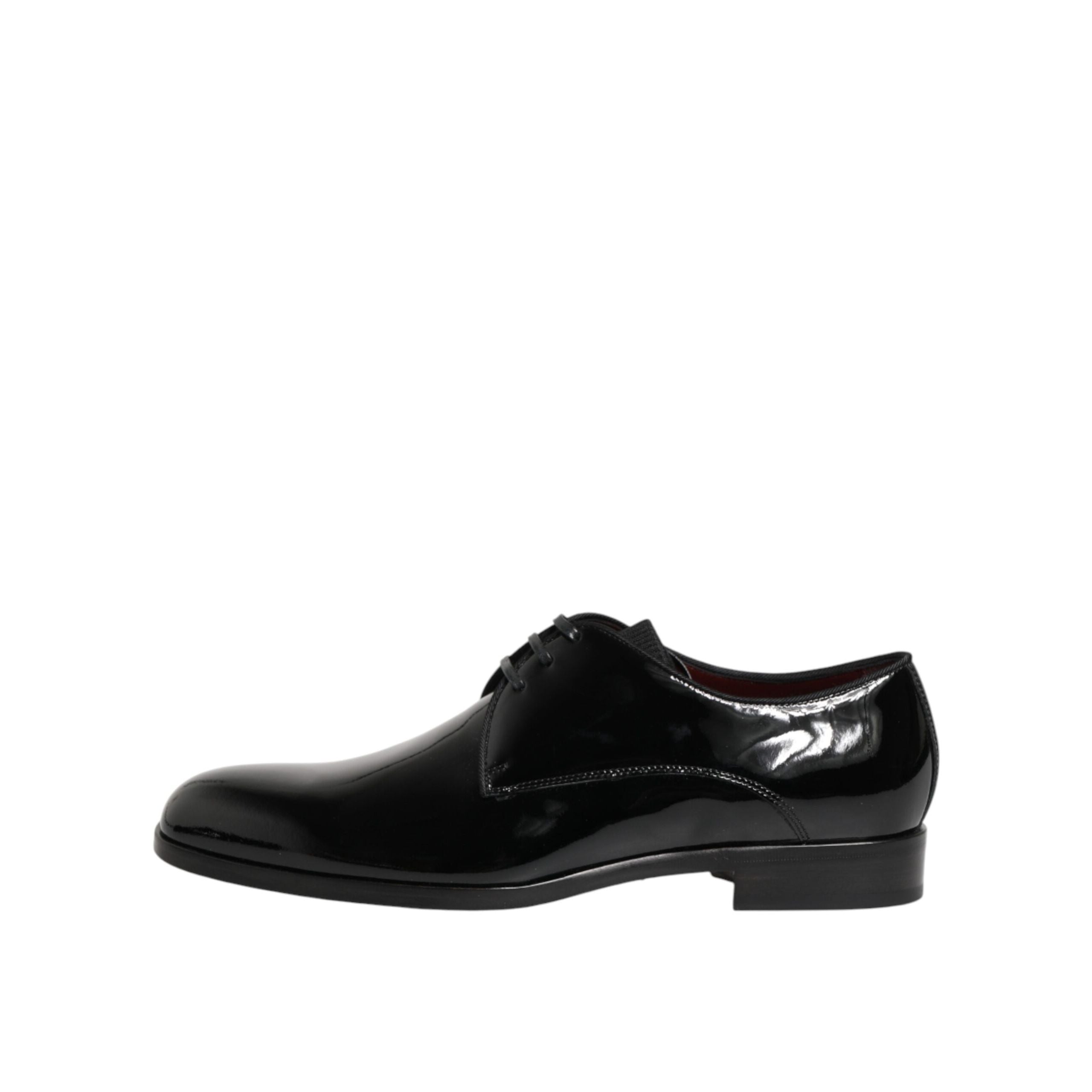 Chaussures habillées Richelieu en cuir de veau noir Dolce & Gabbana