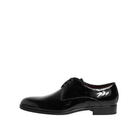 Chaussures habillées Richelieu en cuir de veau noir Dolce & Gabbana