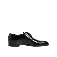 Chaussures habillées Richelieu en cuir de veau noir Dolce & Gabbana