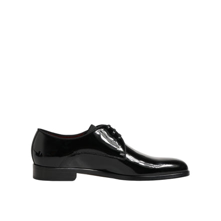 Chaussures habillées Richelieu en cuir de veau noir Dolce & Gabbana