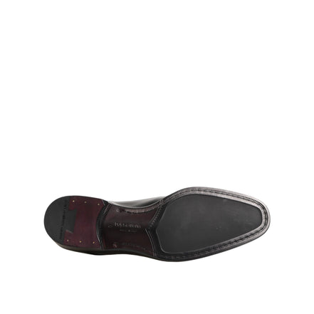 Chaussures habillées Richelieu en cuir de veau noir Dolce & Gabbana