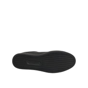Chaussures baskets montantes en cuir noir ornées de cœur Dolce & Gabbana
