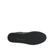 Dolce & Gabbana Black Leather Heart Embellished Sneakers