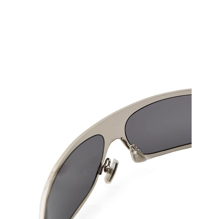 Occhiali da sole Bottega Veneta in metallo grigio