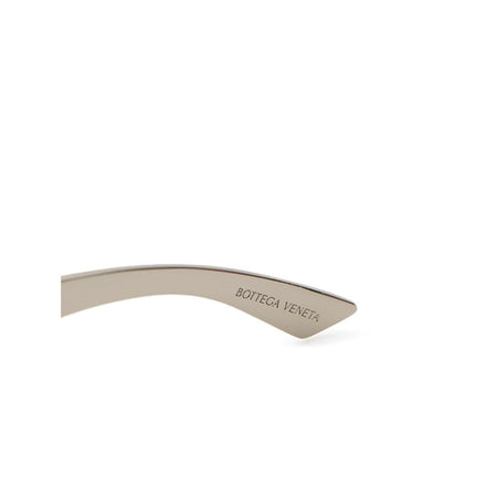 Occhiali da sole Bottega Veneta in metallo grigio