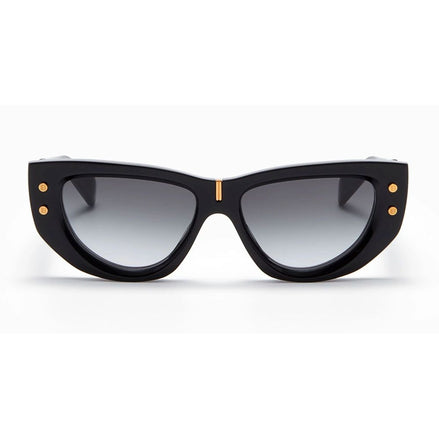 Lunettes de soleil Balmain en acétate noir