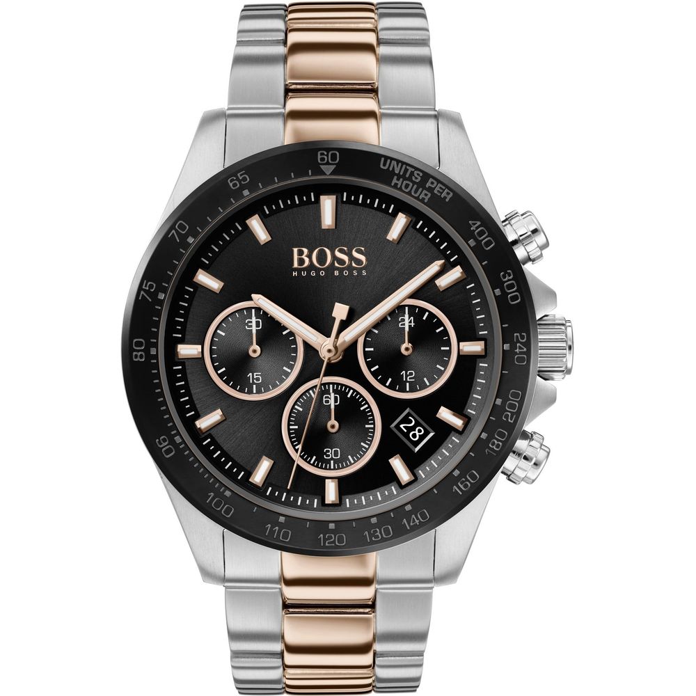 Montre de soirée Hugo Boss en acier inoxydable gris
