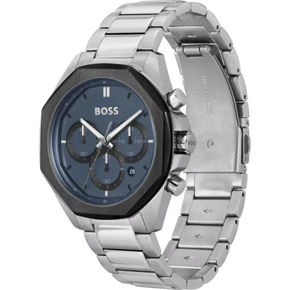 Montre de soirée Hugo Boss en acier inoxydable gris