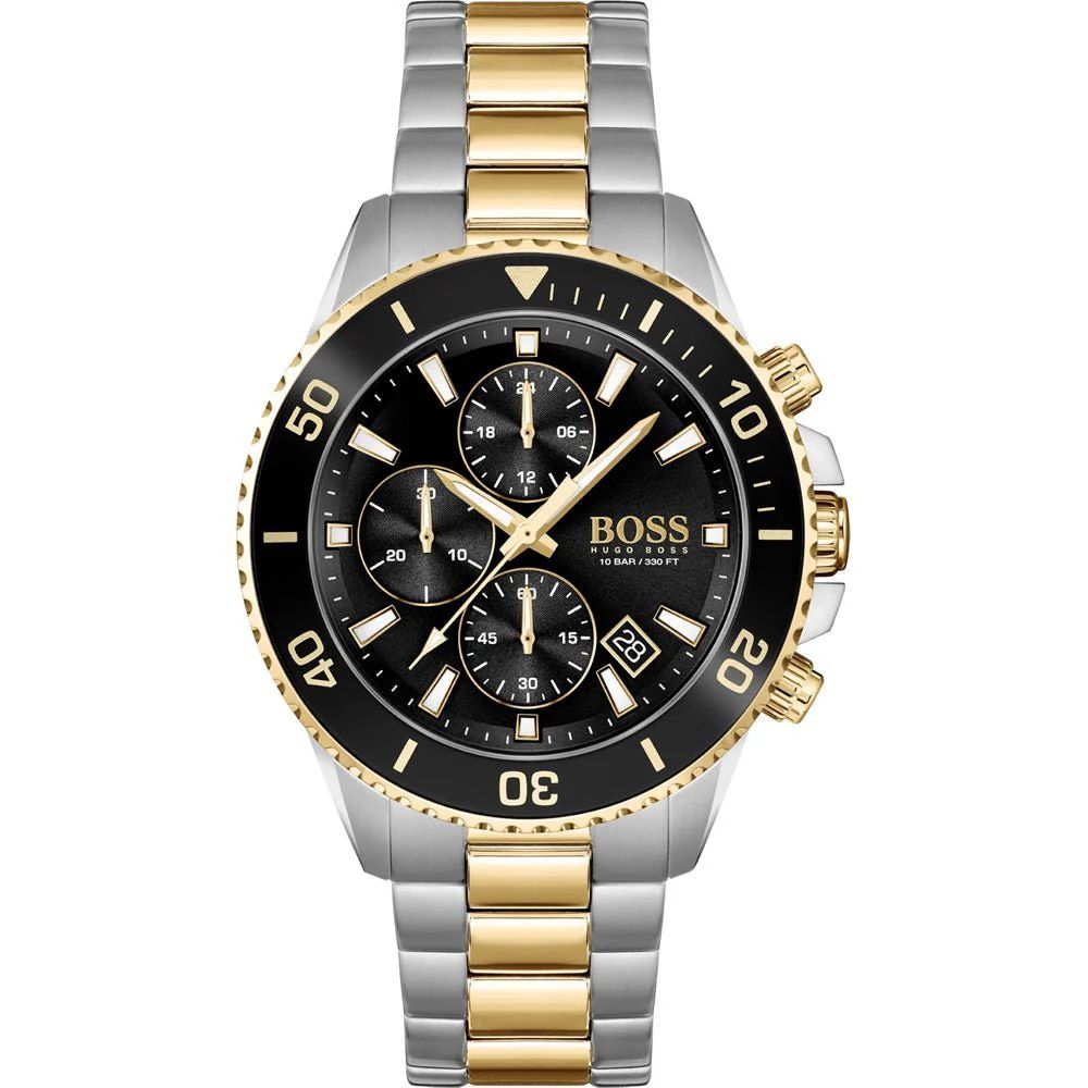 Hugo Boss Grey Stainless Steel Sport Watch