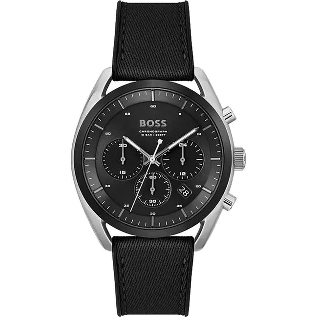 Orologio Hugo Boss da donna in sintetico nero